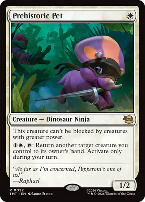 Magic: The Gathering - Prehistoric Pet - Teenage Mutant Ninja Turtles