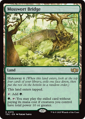 Magic: The Gathering - Mosswort Bridge - Tarkir: Dragonstorm Commander