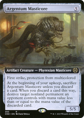 Magic: The Gathering - Argentum Masticore Foil - Phyrexia: All Will Be One
