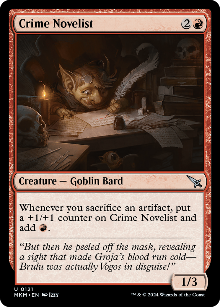 Magic: The Gathering - Crime Novelist - Murders at Karlov Manor