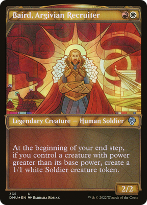 Magic the Gathering - Baird, Argivian Recruiter Foil - Dominaria United