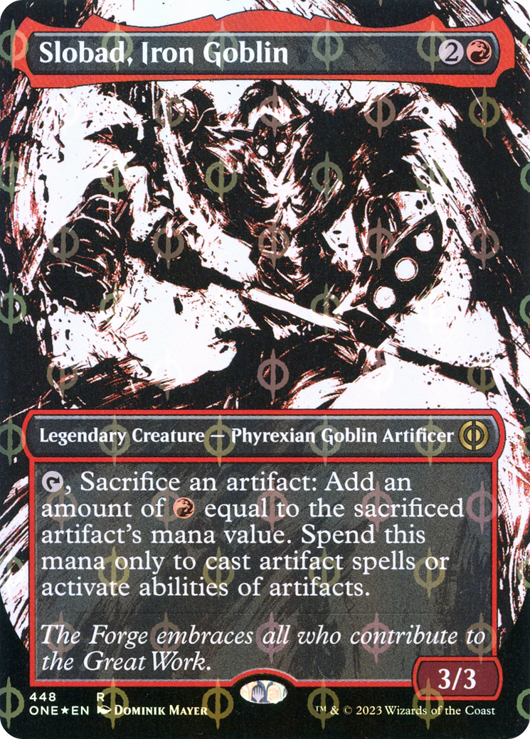Magic: The Gathering - Slobad, Iron Goblin Foil - Phyrexia: All Will Be One