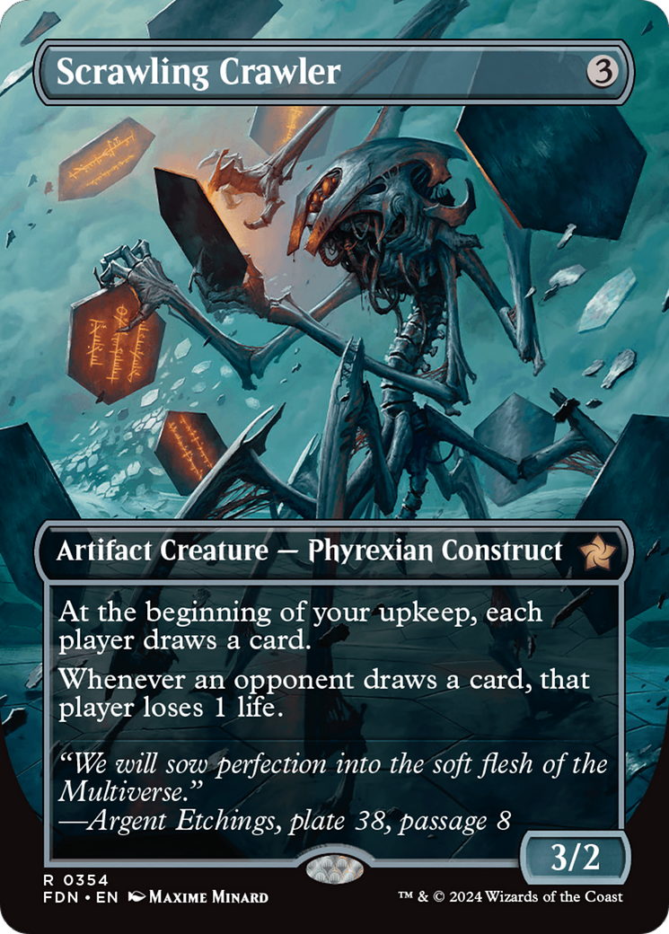 Magic: The Gathering - Scrawling Crawler Foil - Foundations