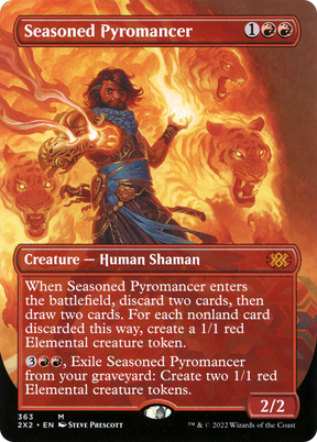 Magic: The Gathering - Seasoned Pyromancer Foil - Double Masters 2022