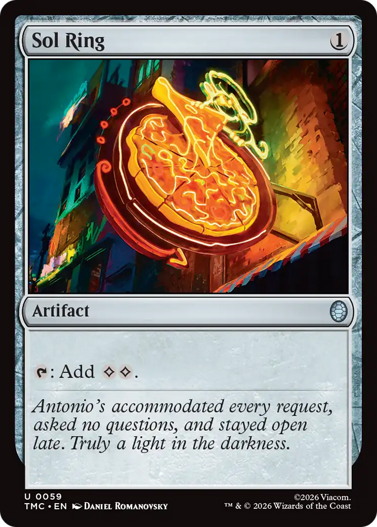 Magic: The Gathering - Sol Ring - Teenage Mutant Ninja Turtles Eternal