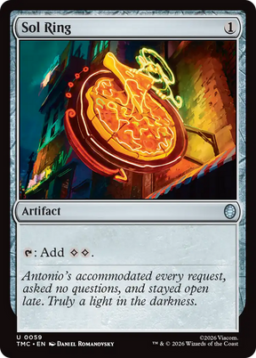 Magic: The Gathering - Sol Ring - Teenage Mutant Ninja Turtles Eternal