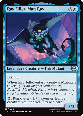 Magic: The Gathering - Ray Fillet, Man Ray Foil - Teenage Mutant Ninja Turtles