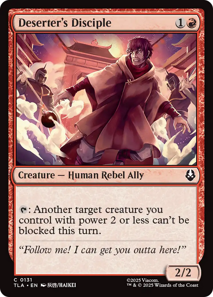Magic: The Gathering - Deserter's Disciple Foil - Avatar: The Last Airbender