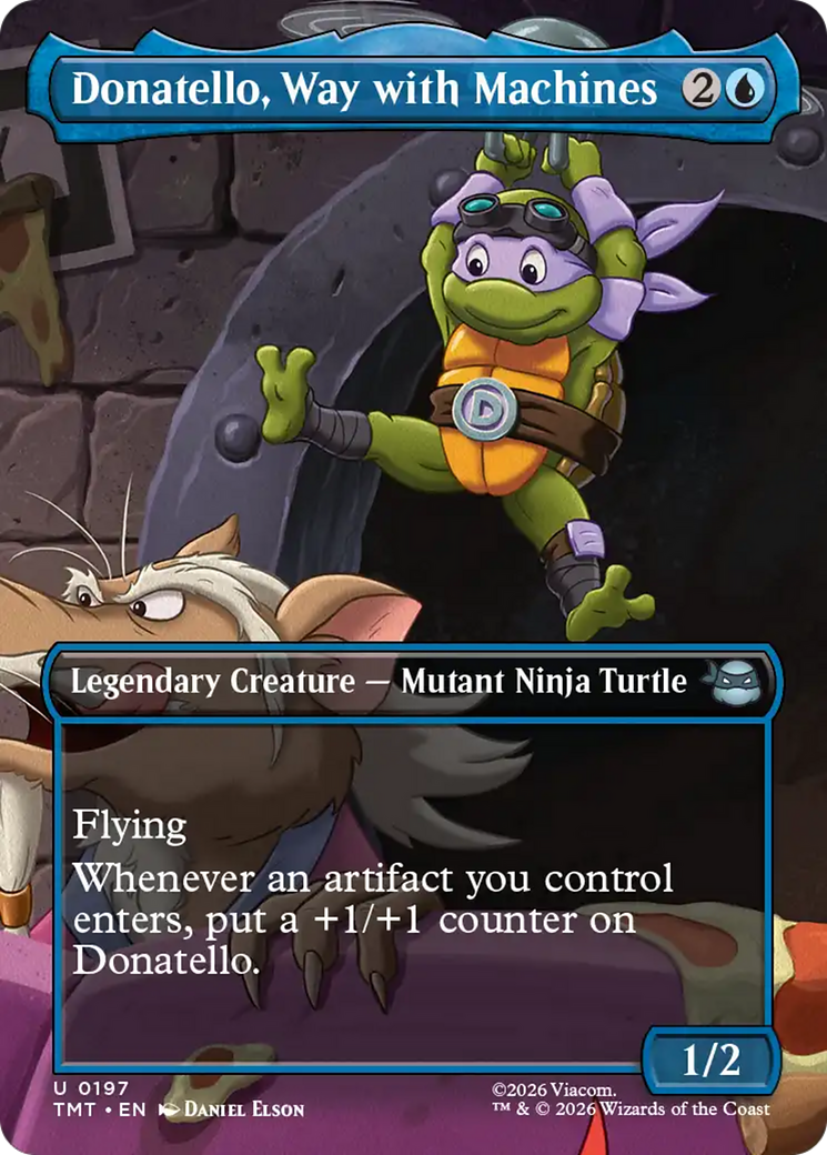 Magic: The Gathering - Donatello, Way with Machines - Teenage Mutant Ninja Turtles