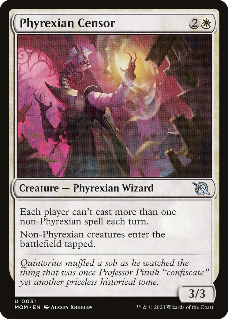 Magic: The Gathering - Phyrexian Censor - March of the Machine