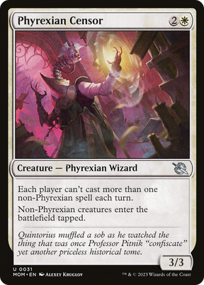 Magic: The Gathering - Phyrexian Censor - March of the Machine