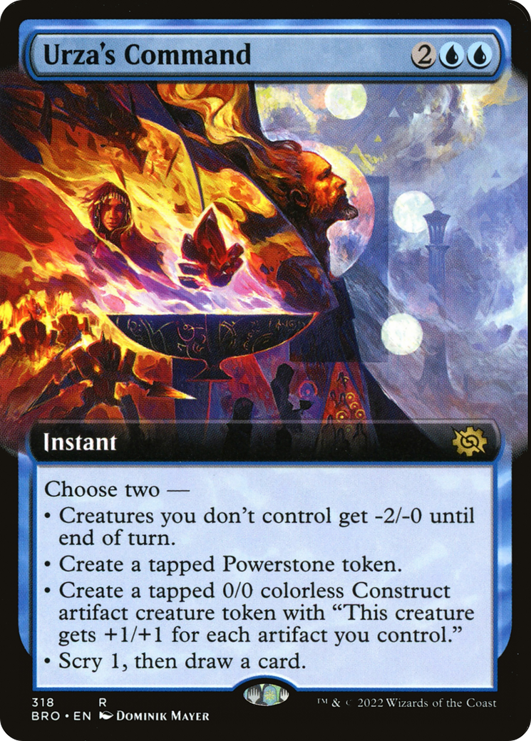 Magic: The Gathering - Urza's Command Foil - The Brothers' War