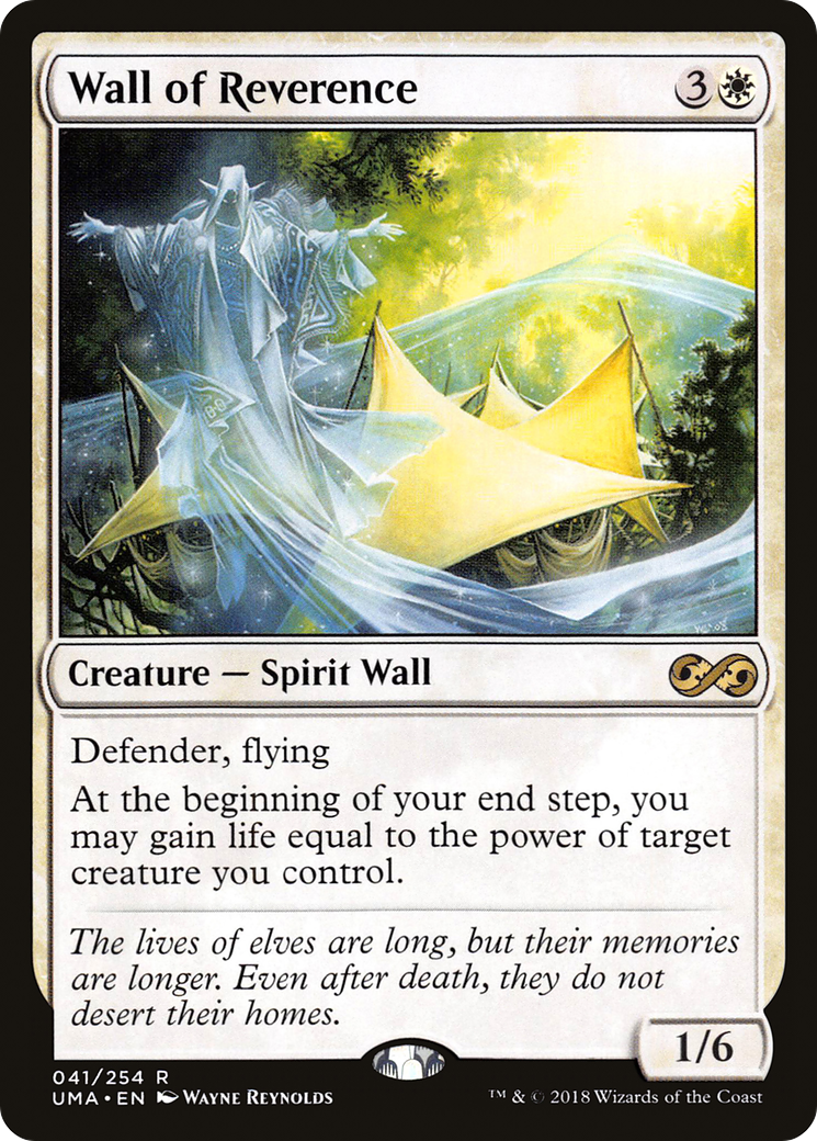 Magic: The Gathering - Wall of Reverence Foil - Ultimate Masters