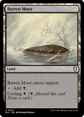 Magic: The Gathering - Barren Moor - Bloomburrow Commander