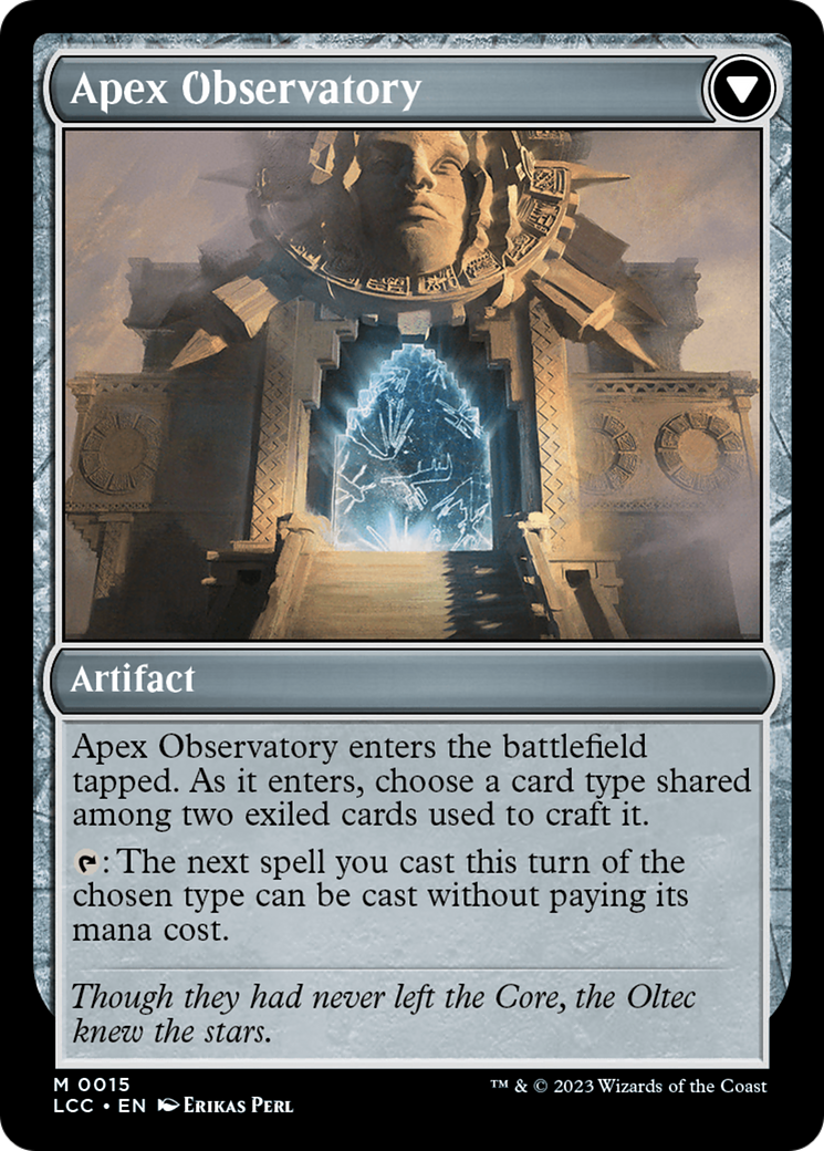 Magic: The Gathering - Eye of Ojer Taq // Apex Observatory - The Lost Caverns of Ixalan Commander