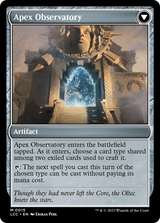 Magic: The Gathering - Eye of Ojer Taq // Apex Observatory - The Lost Caverns of Ixalan Commander