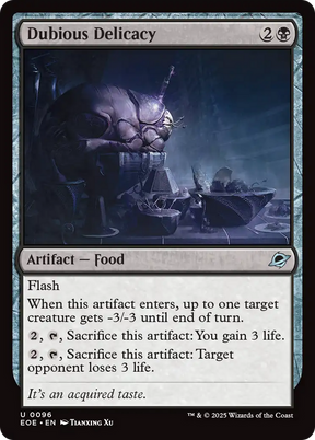 Magic: The Gathering - Dubious Delicacy - Edge of Eternities