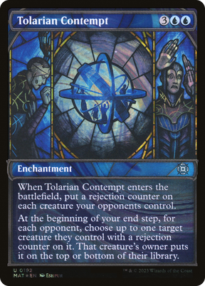 Magic: The Gathering - Tolarian Contempt Foil - March of the Machine: The Aftermath