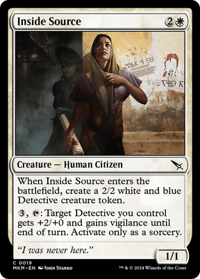 Magic: The Gathering - Inside Source - Murders at Karlov Manor