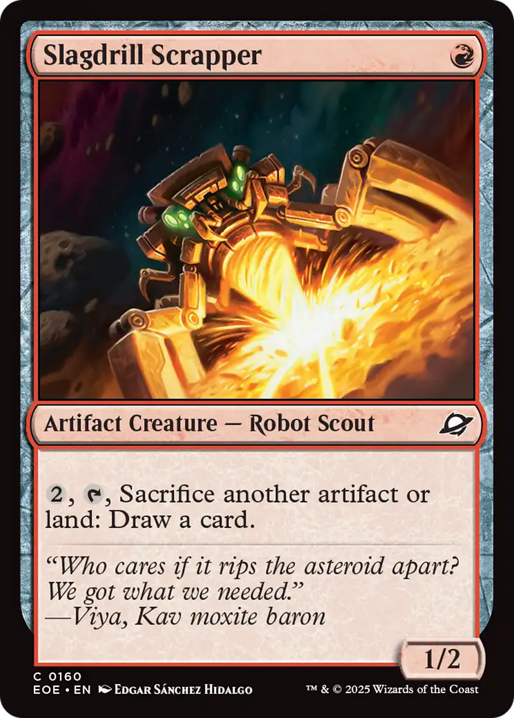 Magic: The Gathering - Slagdrill Scrapper - Edge of Eternities