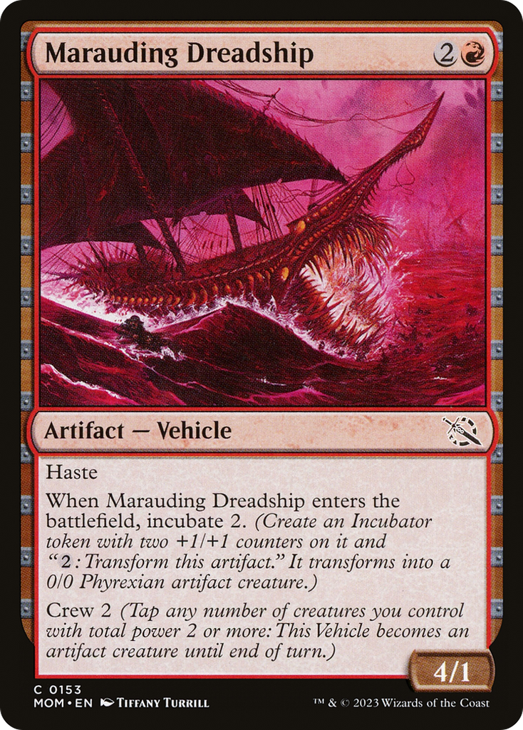 Magic: The Gathering - Marauding Dreadship Foil - March of the Machine