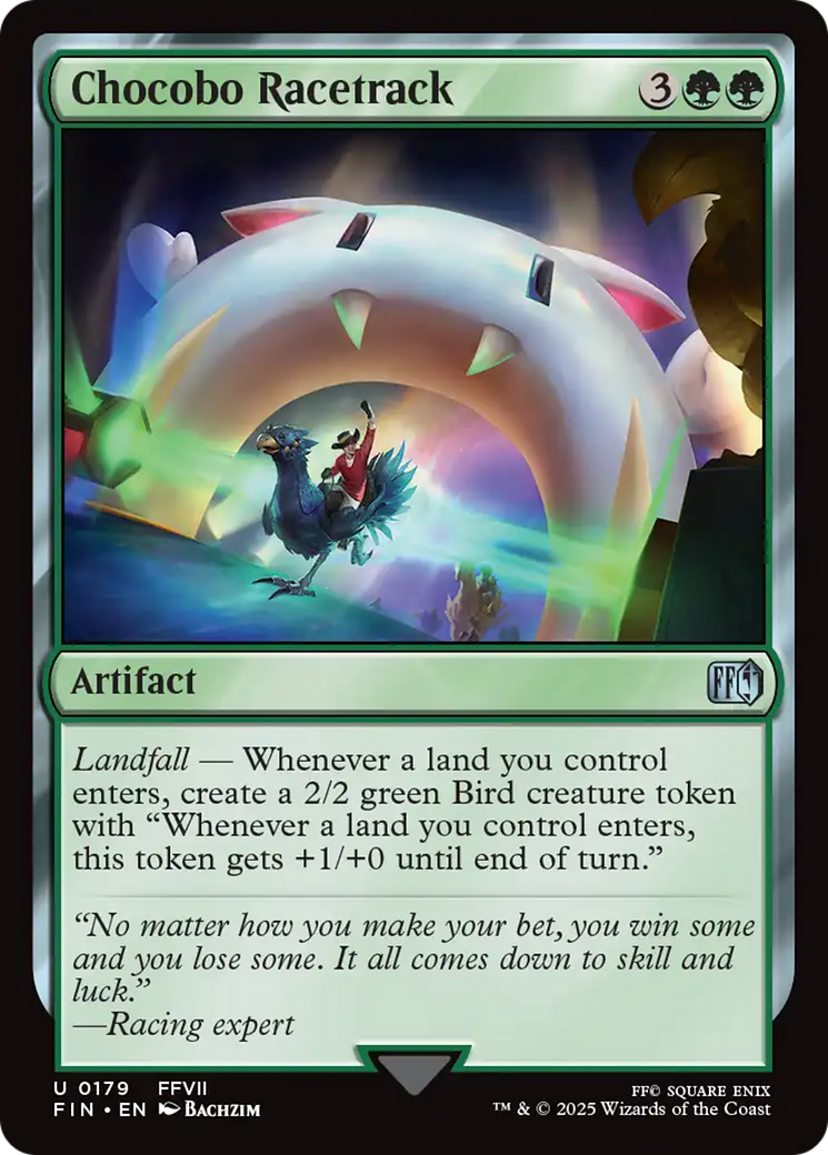 Magic: The Gathering - Chocobo Racetrack - Final Fantasy