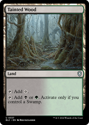 Magic: The Gathering - Tainted Wood - Bloomburrow Commander