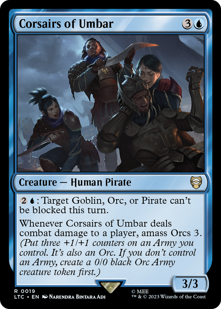 Magic: The Gathering - Corsairs of Umbar - Tales of Middle-earth Commander