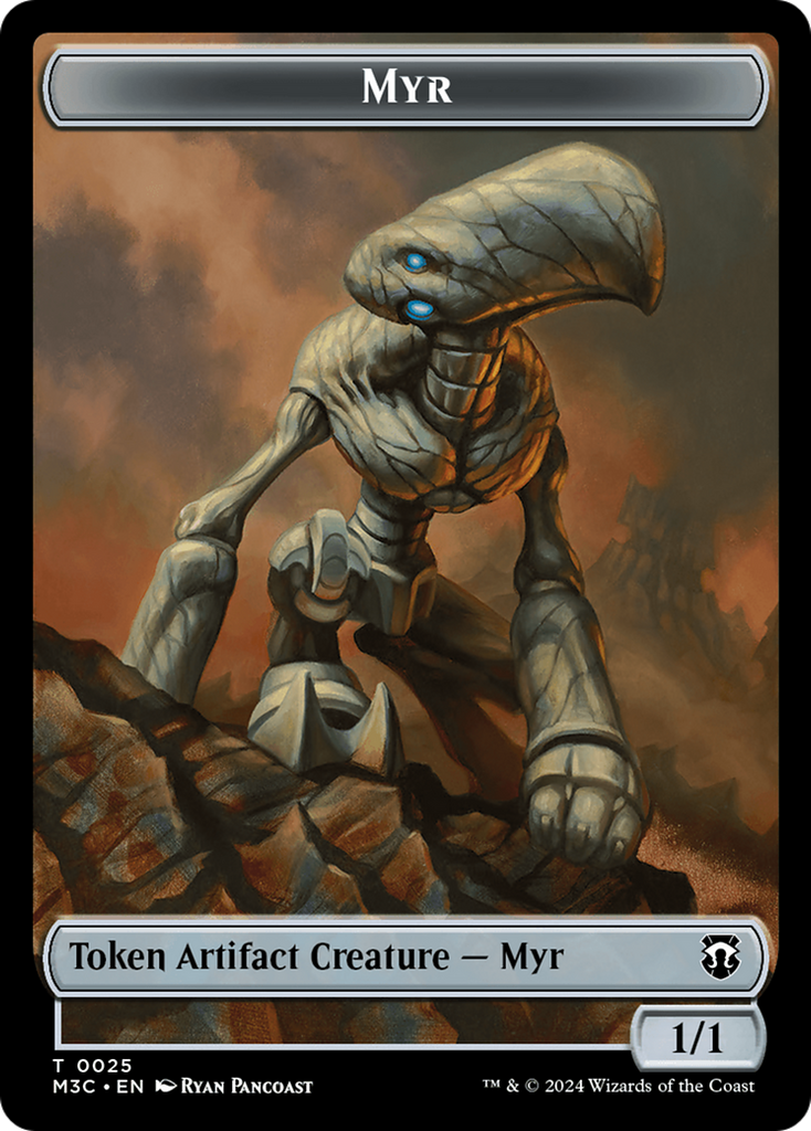 Magic: The Gathering - Myr Token - Modern Horizons 3 Commander Tokens