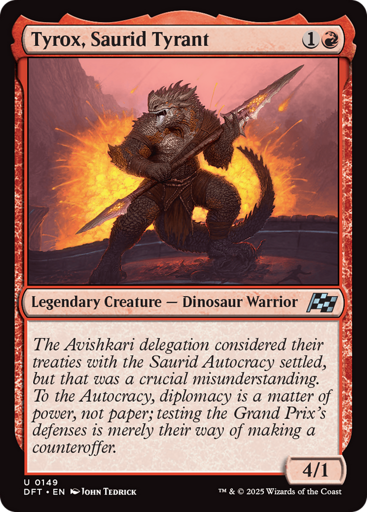 Magic: The Gathering - Tyrox, Saurid Tyrant - Aetherdrift