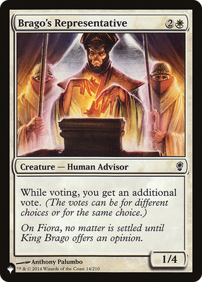 Magic: The Gathering - Brago's Representative - The List