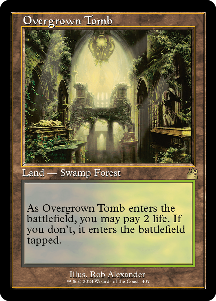 Magic: The Gathering - Overgrown Tomb Foil - Ravnica Remastered