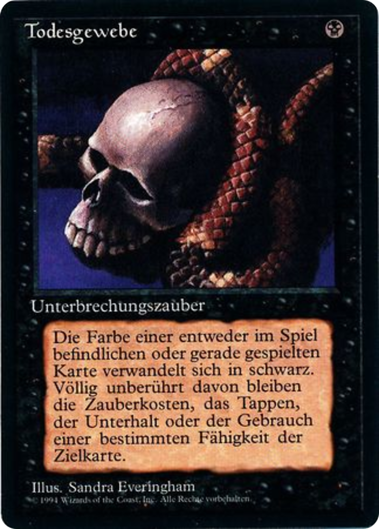 Magic: The Gathering - Todesgewebe - Foreign Black Border