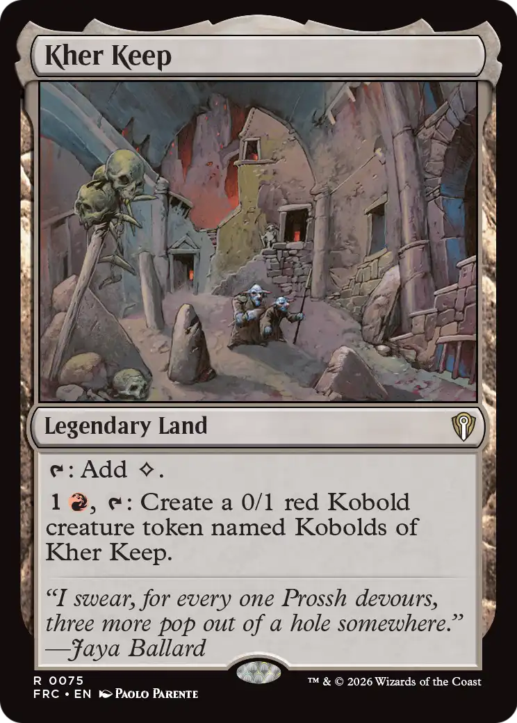 Magic: The Gathering - Kher Keep - Reality Fracture Commander