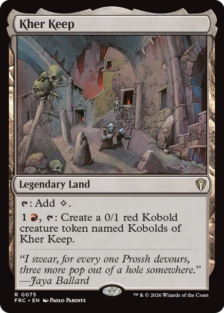 Magic: The Gathering - Kher Keep - Reality Fracture Commander