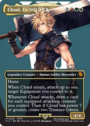 Magic: The Gathering - Cloud, Ex-SOLDIER - Final Fantasy Commander
