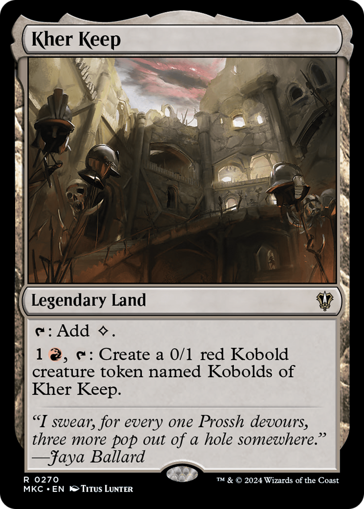 Magic: The Gathering - Kher Keep - Murders at Karlov Manor Commander