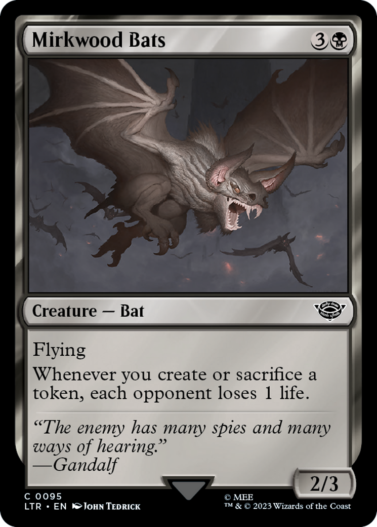Magic: The Gathering - Mirkwood Bats Foil - The Lord of the Rings: Tales of Middle-earth