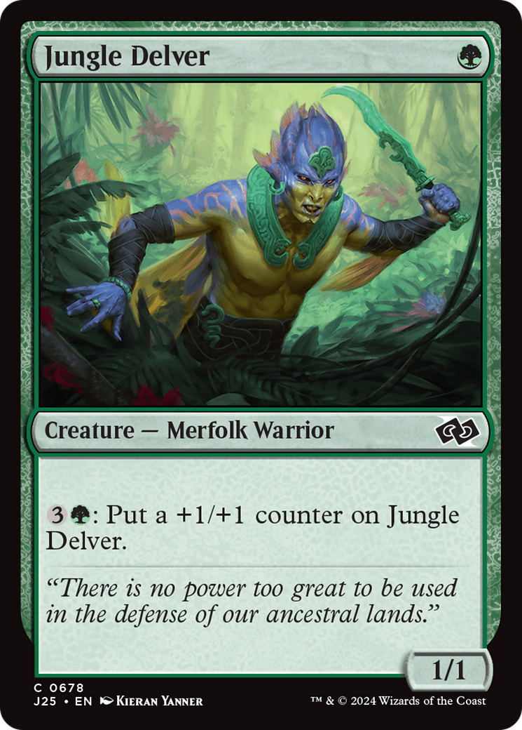 Magic: The Gathering - Jungle Delver - Foundations Jumpstart