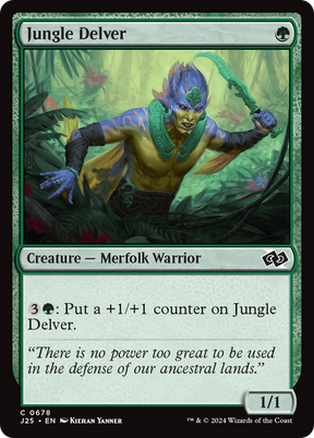 Magic: The Gathering - Jungle Delver - Foundations Jumpstart