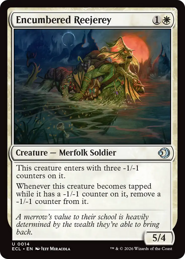 Magic: The Gathering - Encumbered Reejerey Foil - Lorwyn Eclipsed