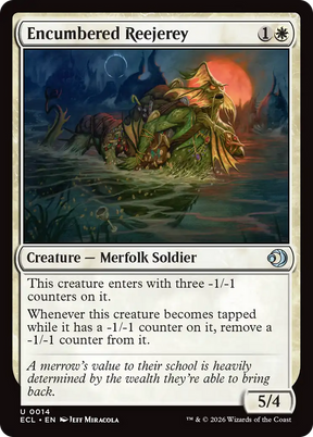 Magic: The Gathering - Encumbered Reejerey Foil - Lorwyn Eclipsed