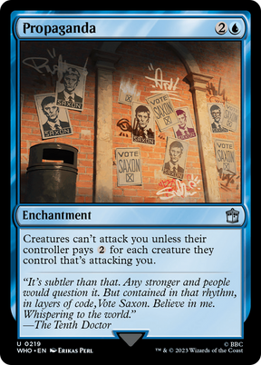 Magic: The Gathering - Propaganda Foil - Doctor Who