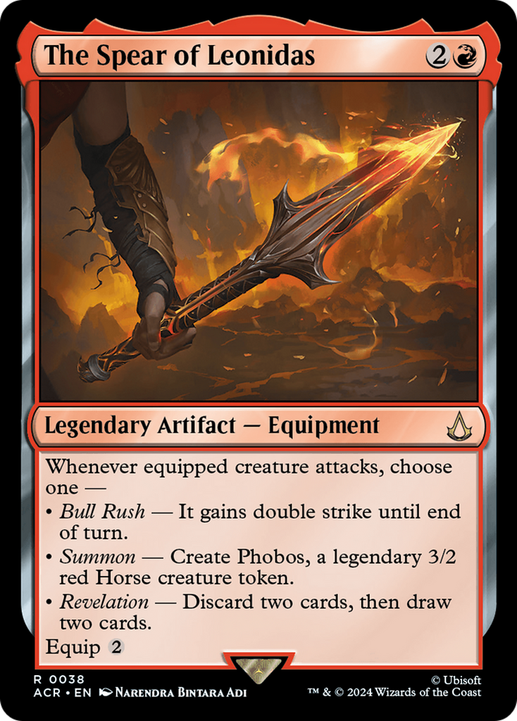 Magic: The Gathering - The Spear of Leonidas Foil - Assassin's Creed