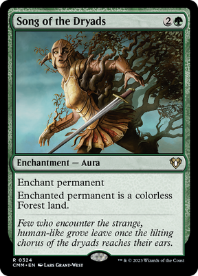 Magic: The Gathering - Song of the Dryads Foil - Commander Masters