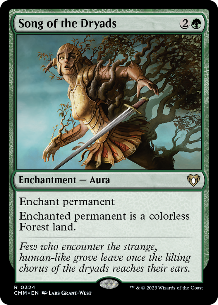 Magic: The Gathering - Song of the Dryads - Commander Masters