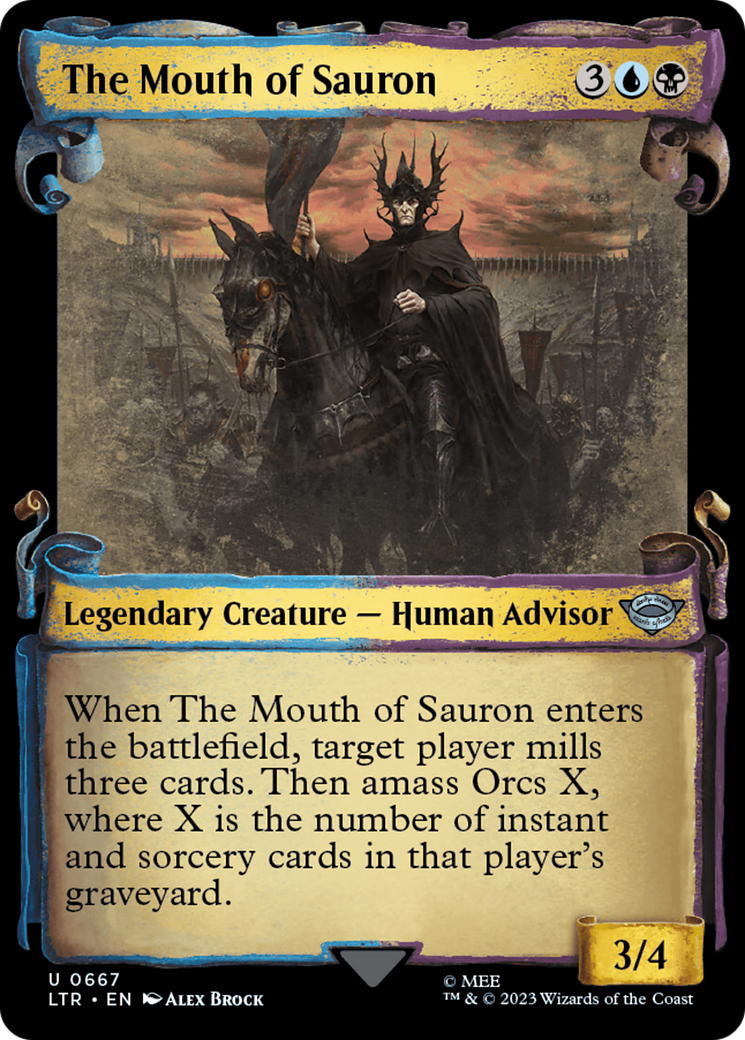 Magic: The Gathering - The Mouth of Sauron Foil - The Lord of the Rings: Tales of Middle-earth