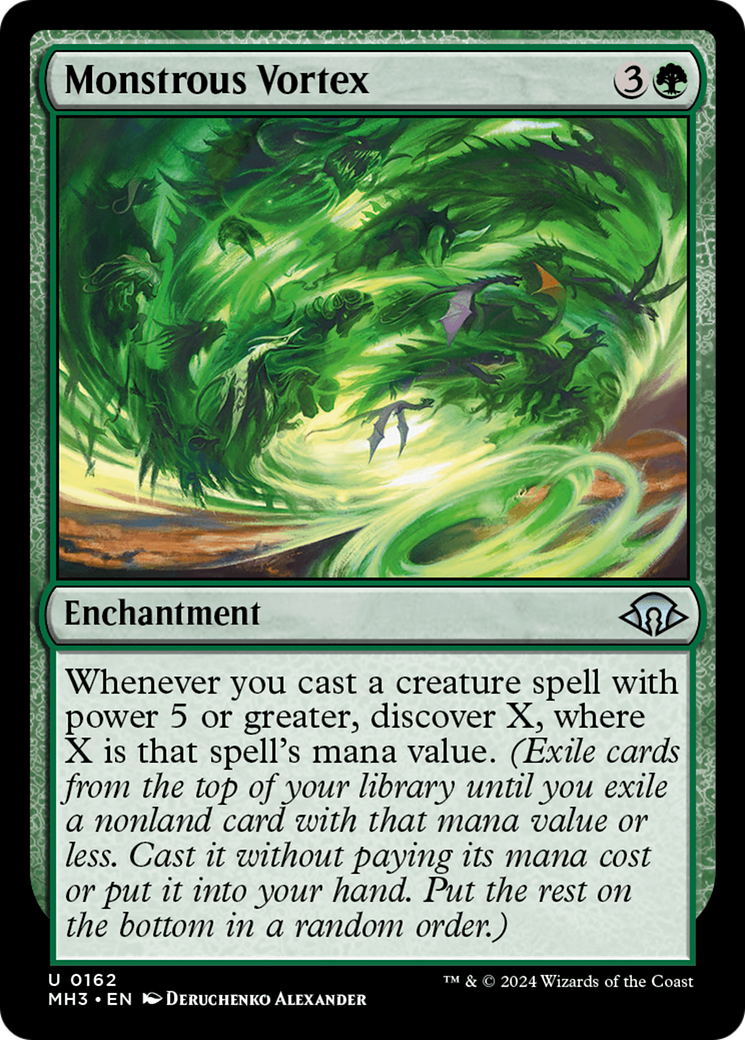 Magic: The Gathering - Monstrous Vortex Foil - Modern Horizons 3