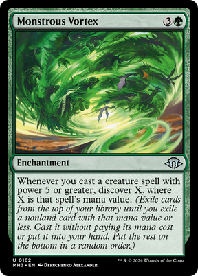 Magic: The Gathering - Monstrous Vortex Foil - Modern Horizons 3