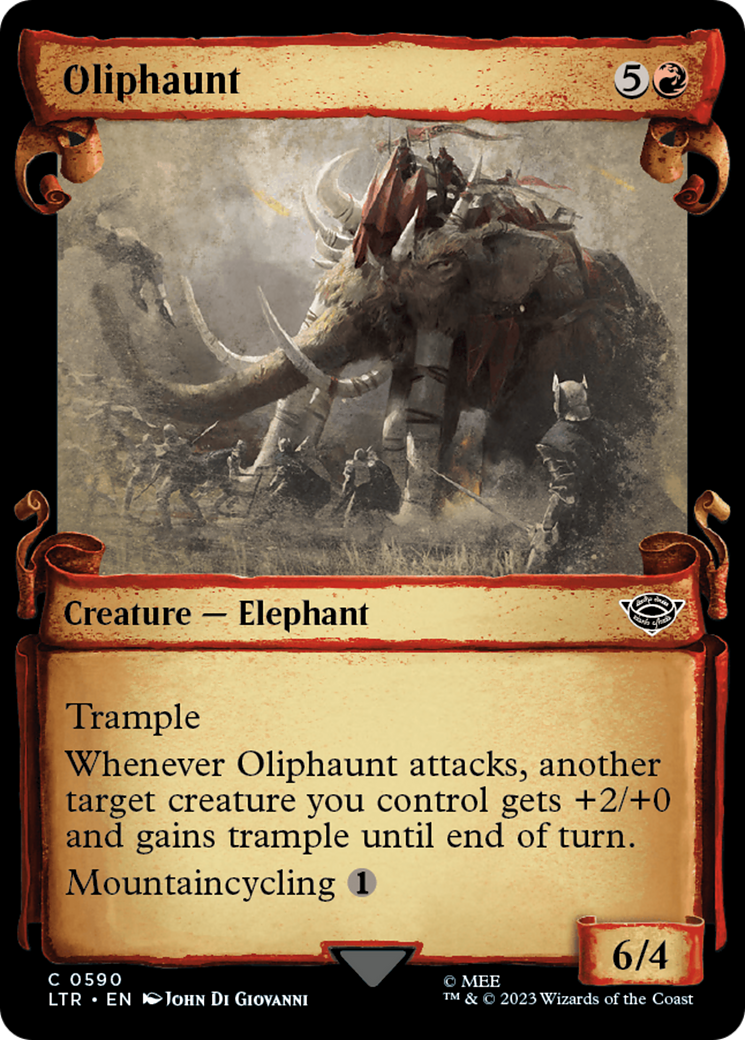 Magic: The Gathering - Oliphaunt Foil - The Lord of the Rings: Tales of Middle-earth